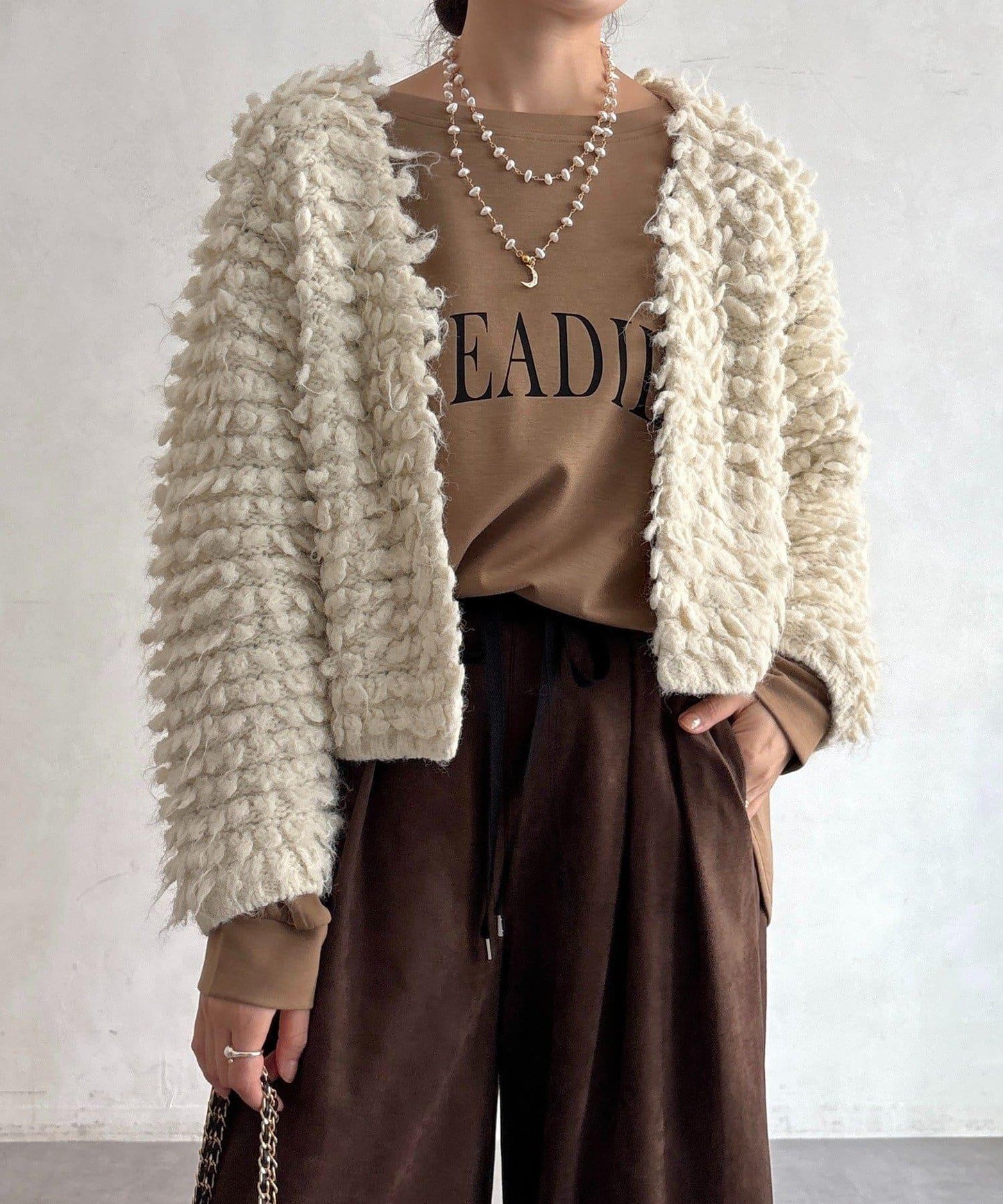 【DouDou】圈圈紗針織夾克