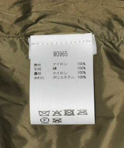 亮面絎縫中長夾克帶荷葉邊 / W0964 / W0965