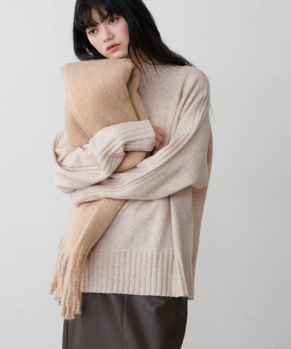 羊毛&再生聚酯混紡針織衫