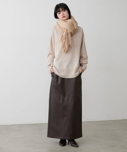 羊毛&再生聚酯混紡針織衫