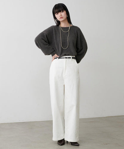 迷你羽毛柔軟針織套頭衫