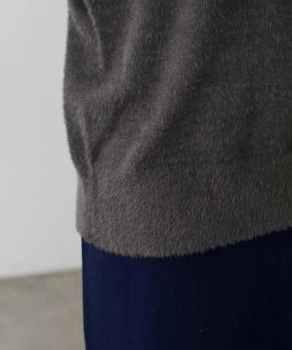 迷你羽毛柔軟針織套頭衫