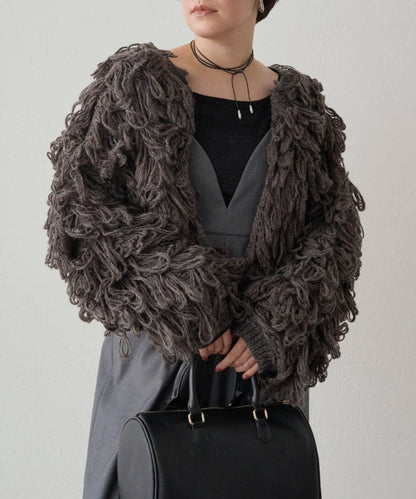 【Loungedress】流蘇針織大衣