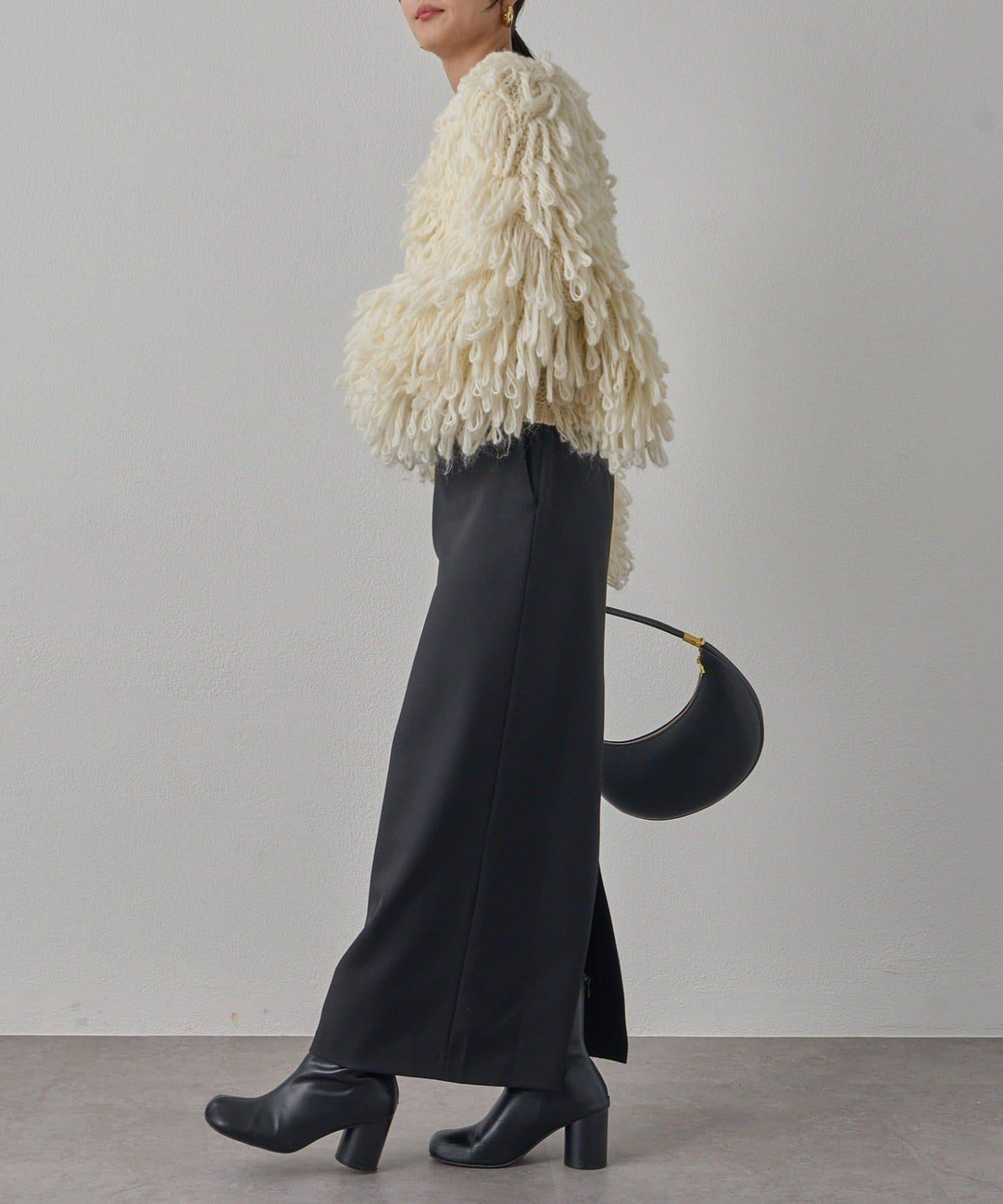 【Loungedress】流蘇針織大衣