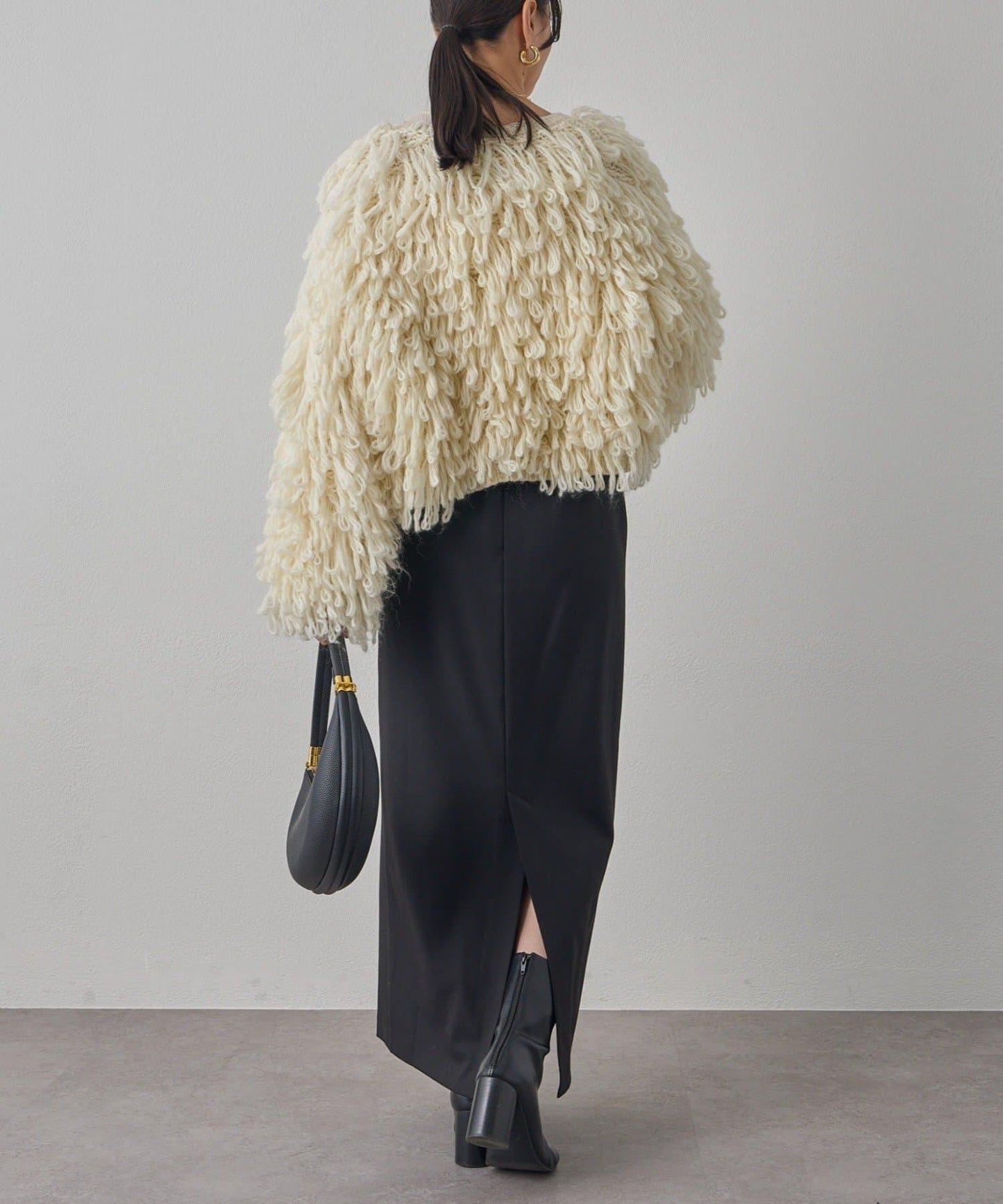 【Loungedress】流蘇針織大衣