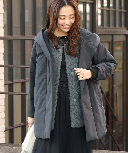 《上品顯瘦◎》啞光絎縫長款羽絨服