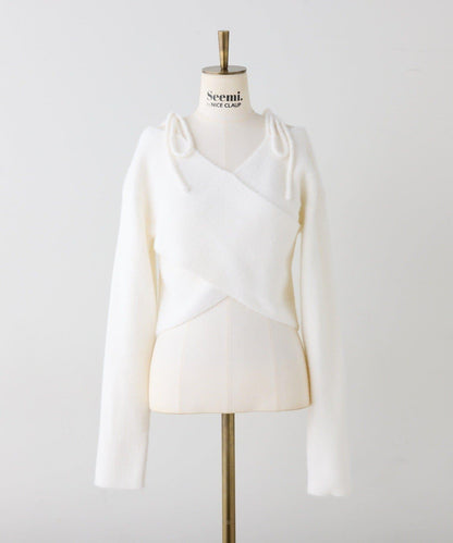 【Seemi.】交叉針織衫