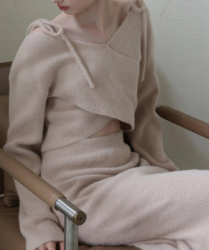 【Seemi.】交叉針織衫