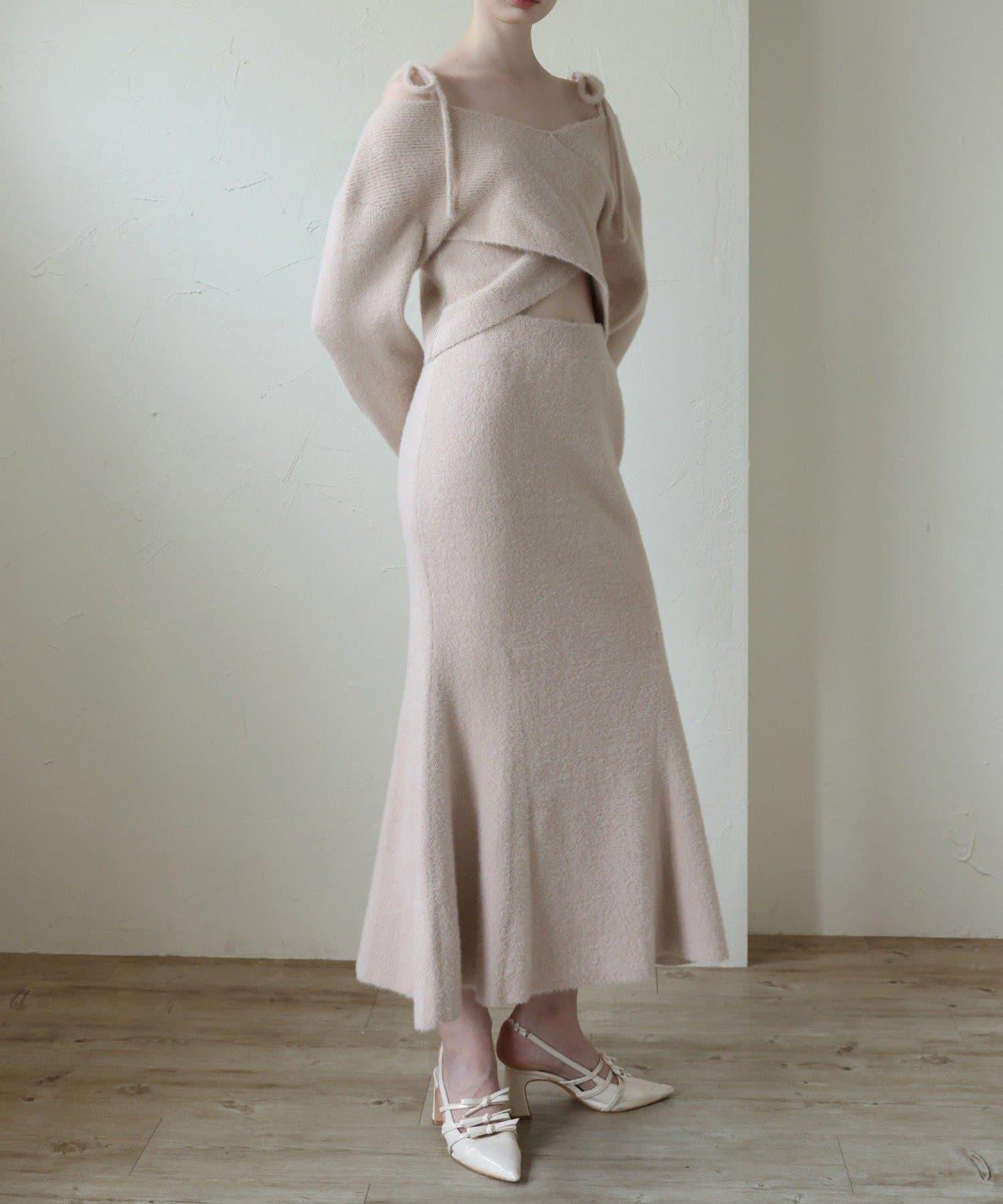 【Seemi.】交叉針織衫