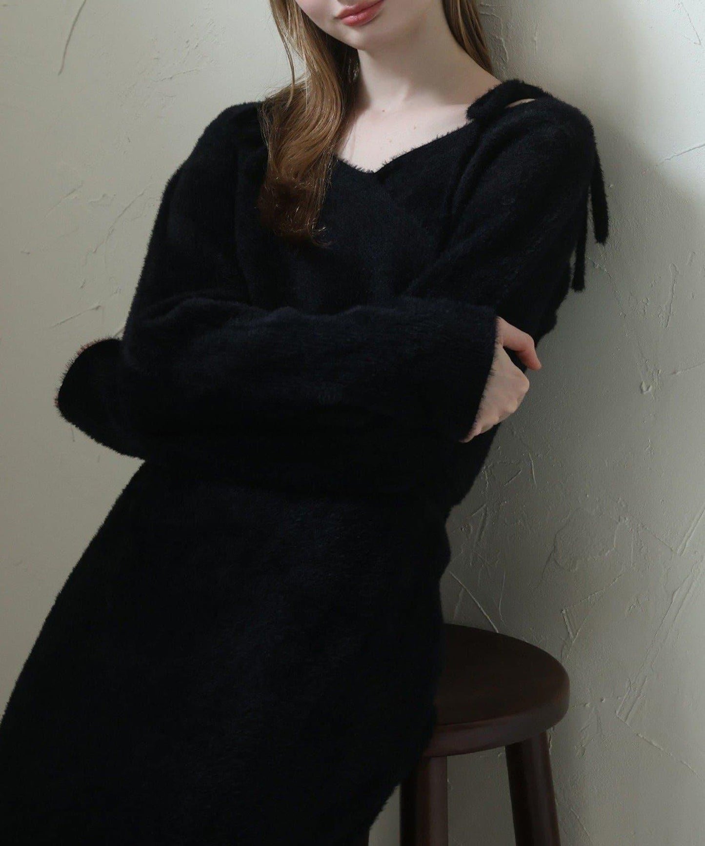 【Seemi.】交叉針織衫