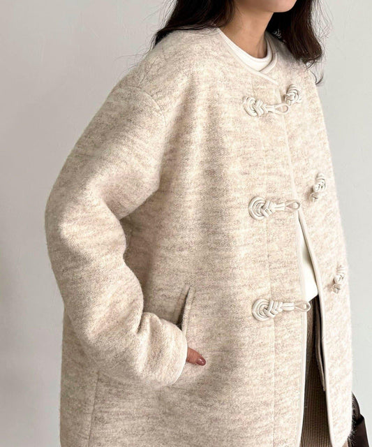 壓縮針織中式大衣