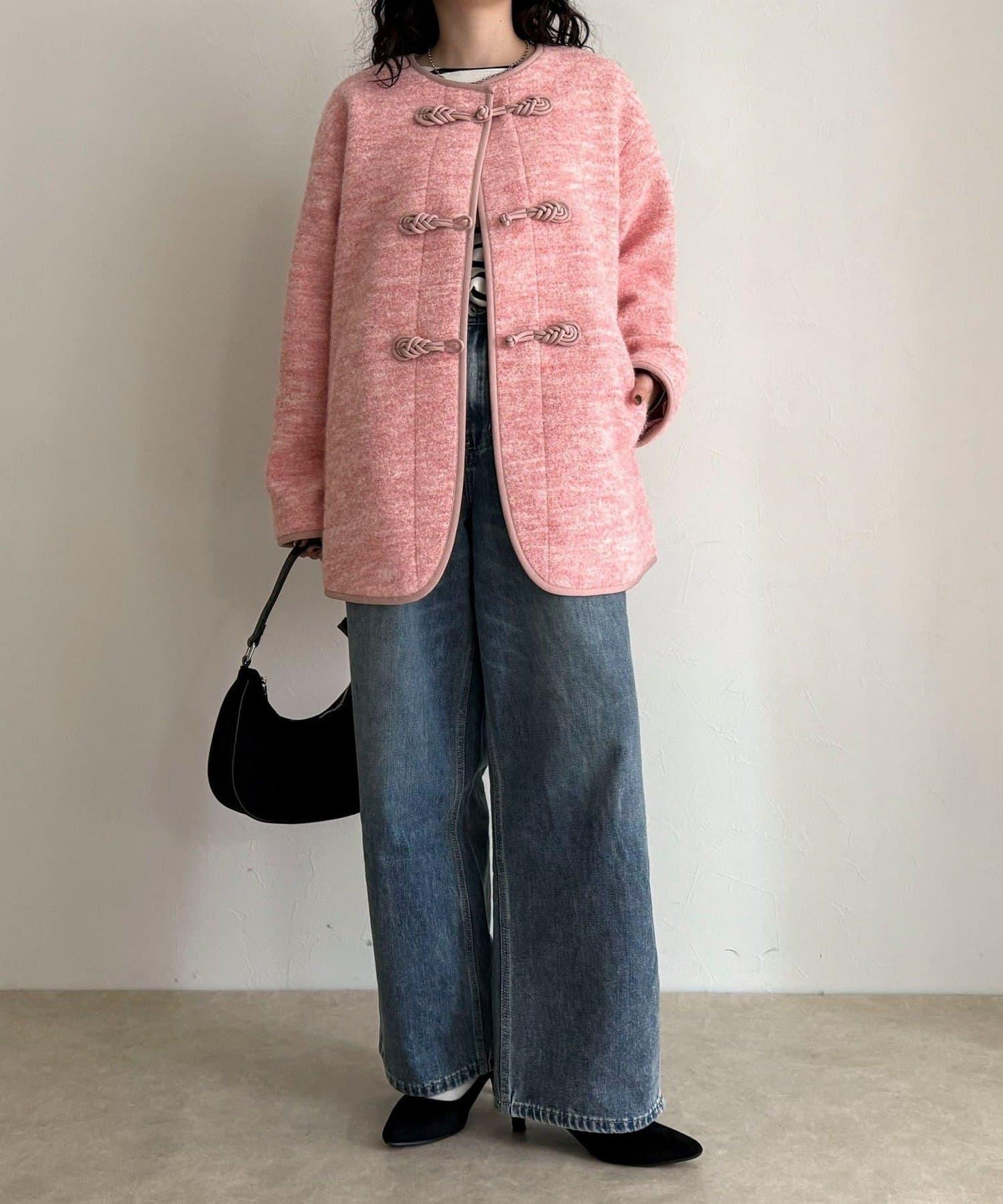 壓縮針織中式大衣