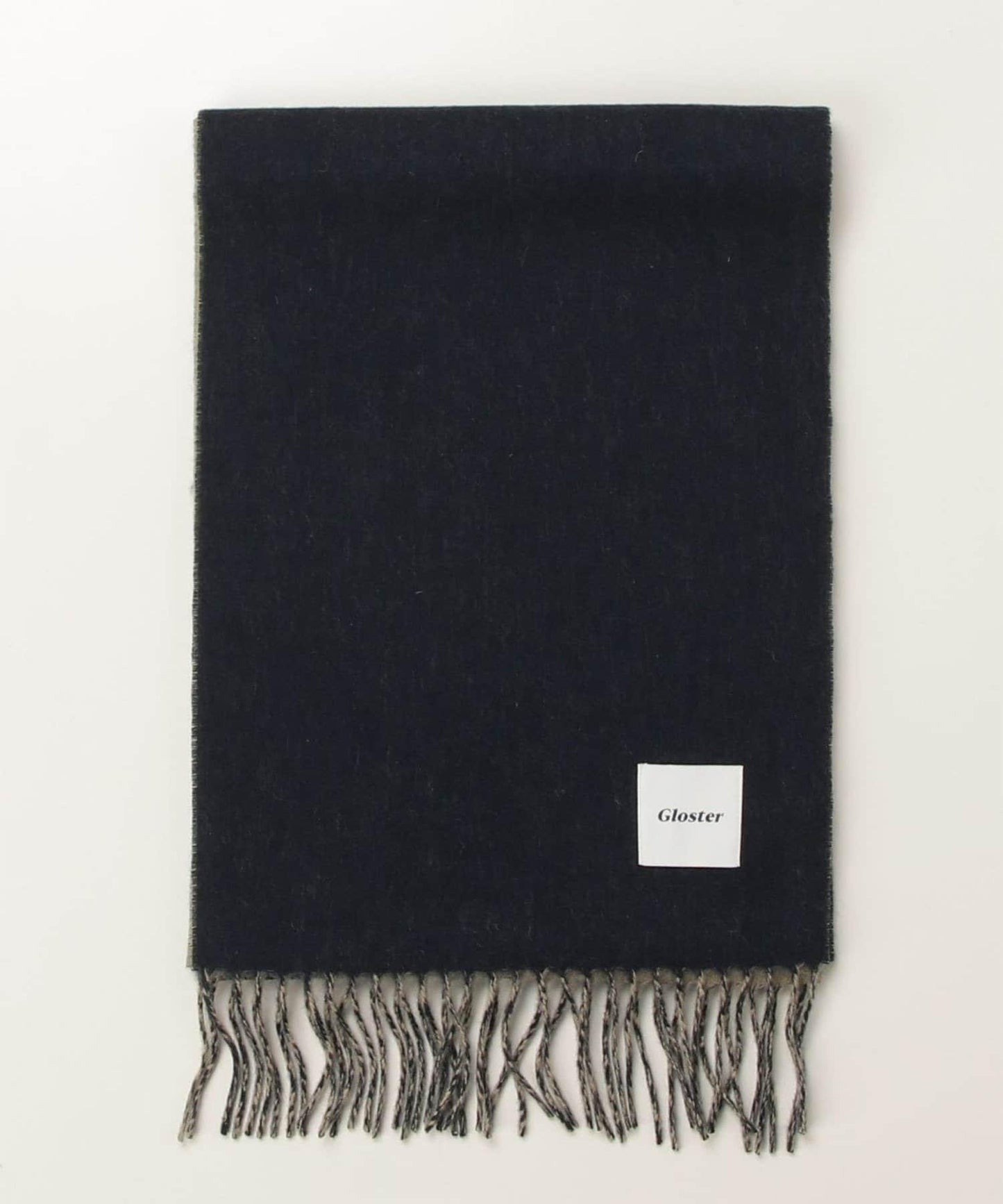 【羊絨混紡】羊毛雙面純色圍巾