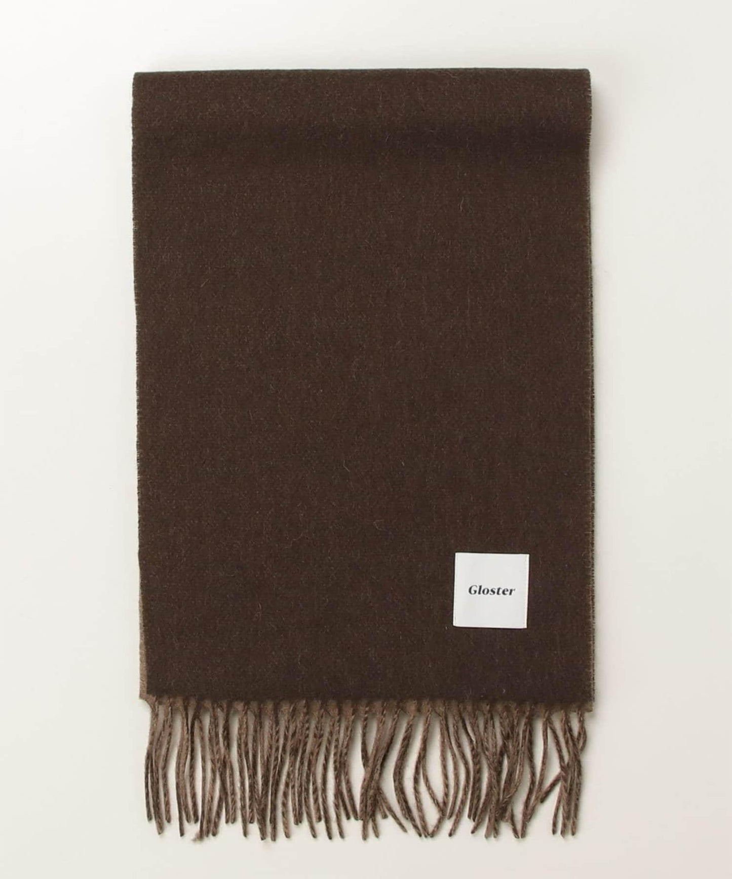 【羊絨混紡】羊毛雙面純色圍巾