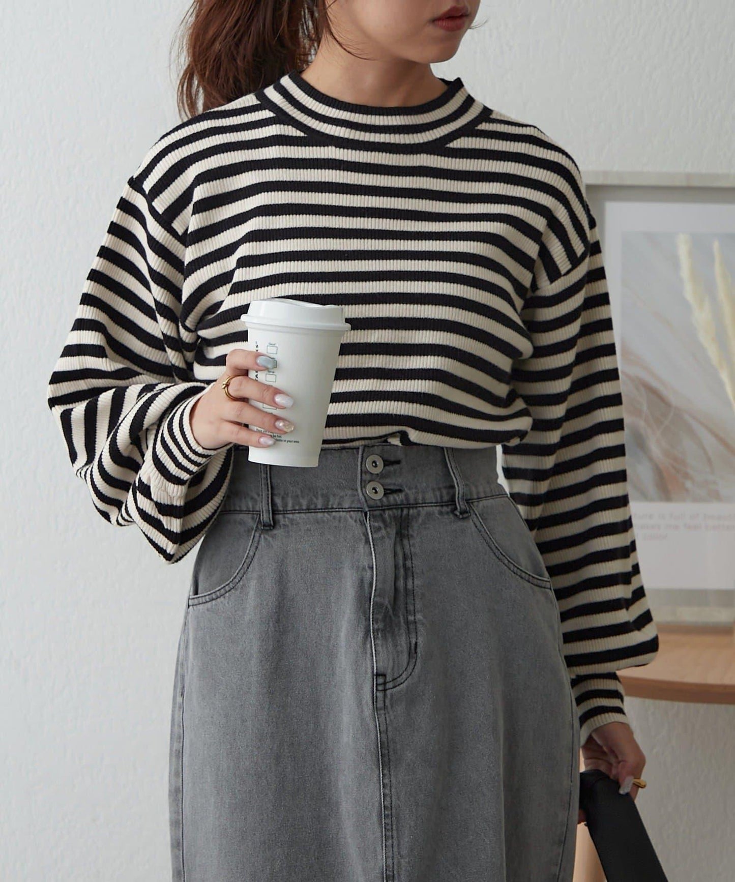 亮片羅紋針織衫