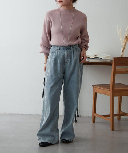 亮片羅紋針織衫