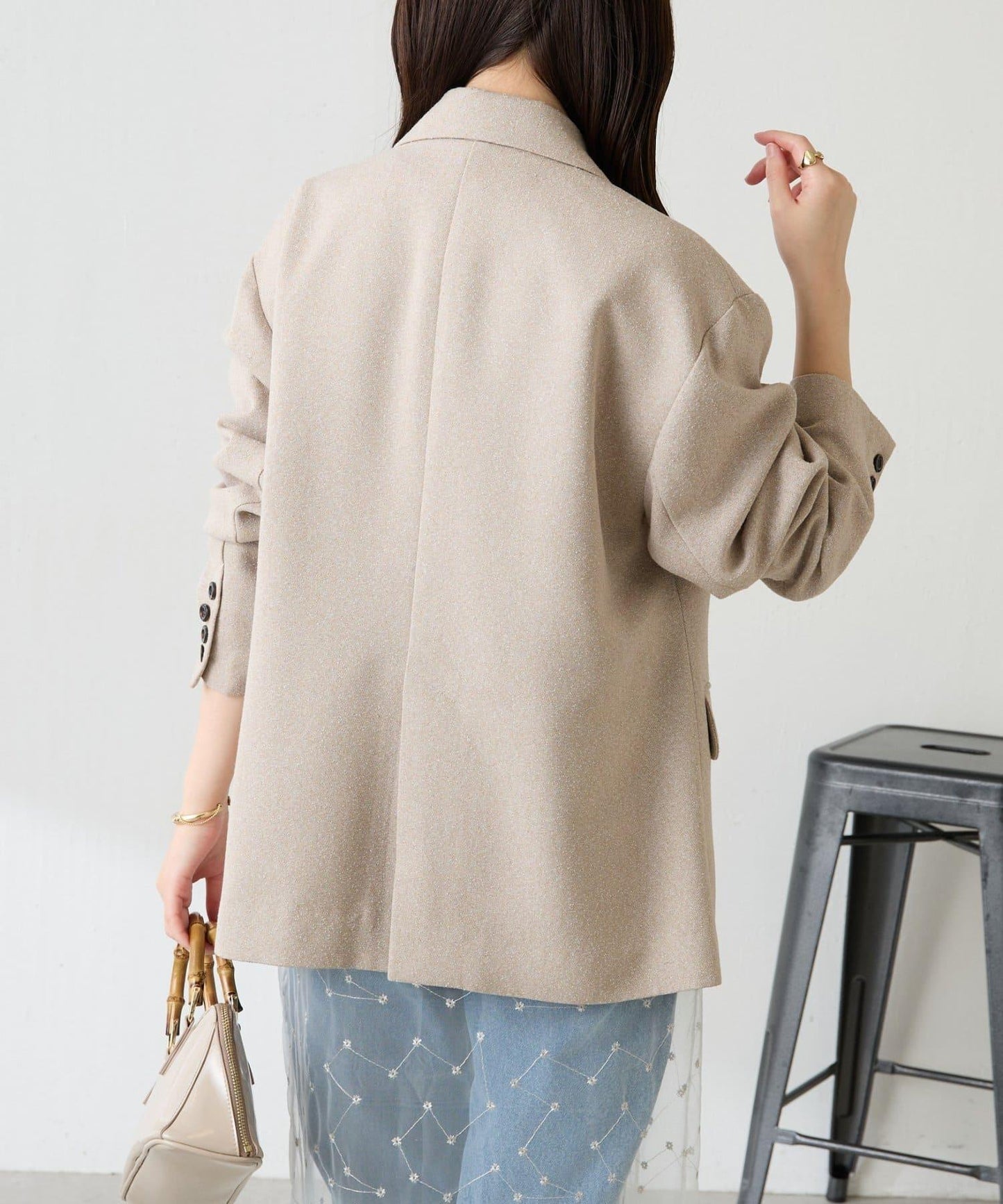 【加分單品】網紗刺繡連衣裙