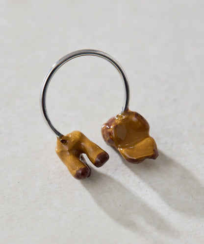 【ear PAPILLONNER】多比動物戒指