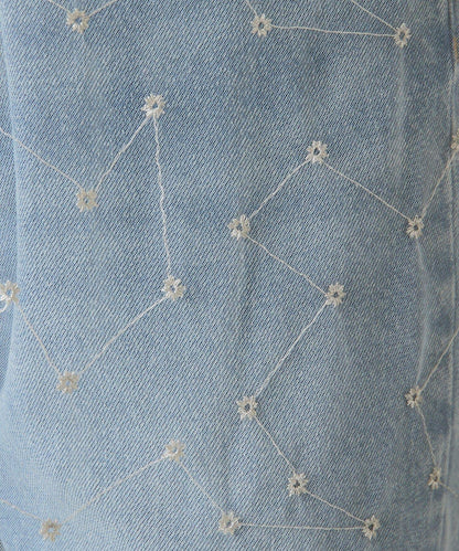 【加分單品】網紗刺繡連衣裙
