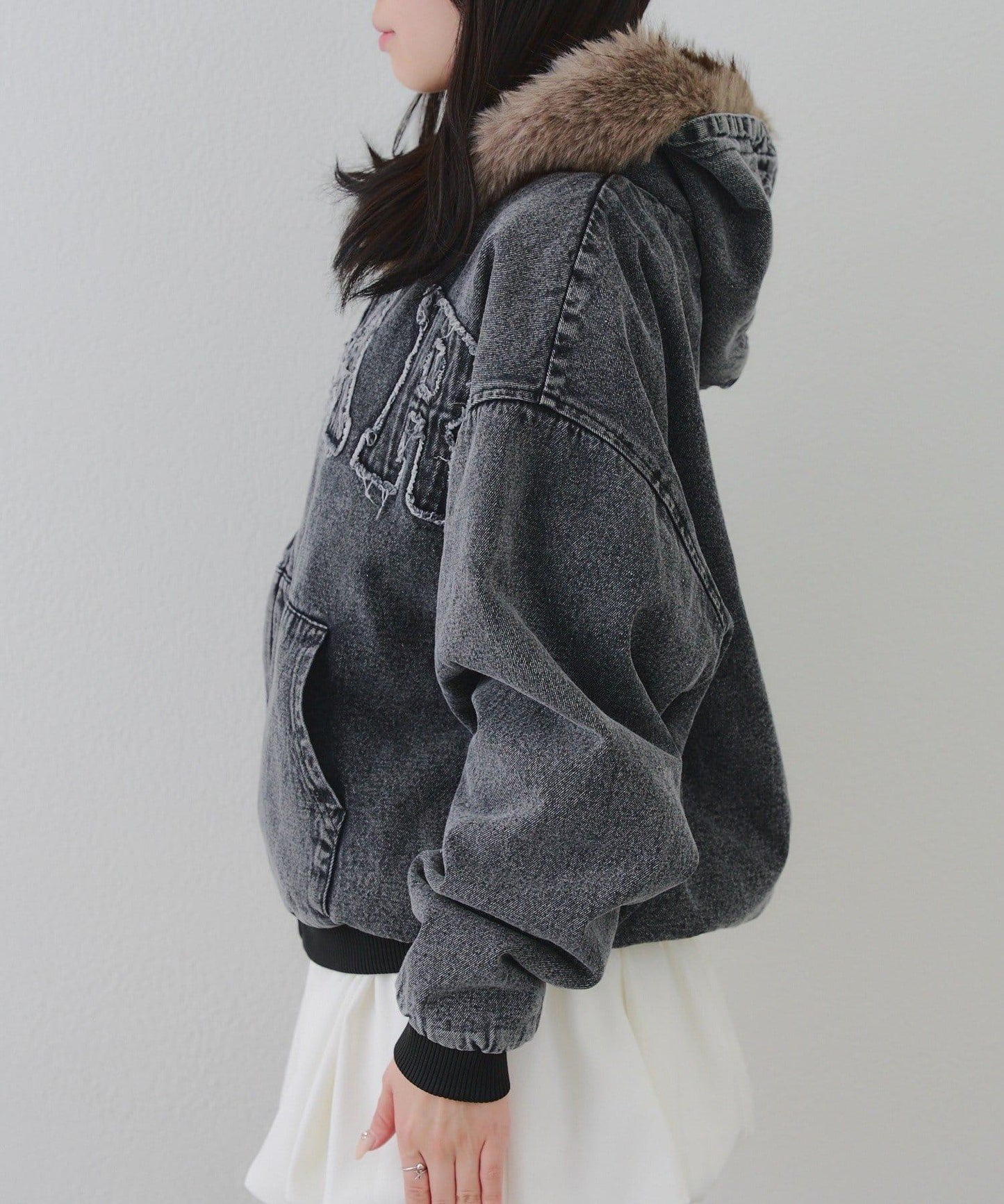 【RMAF】不同長度毛絨連帽外套