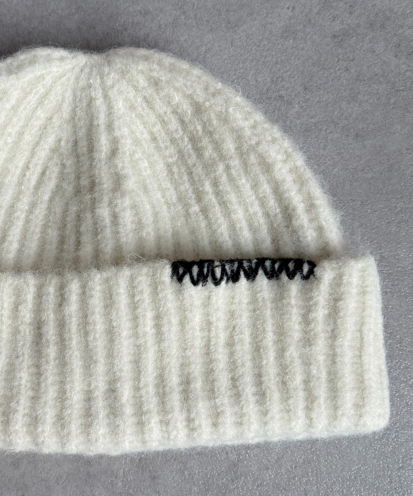 拼色縫線針織帽