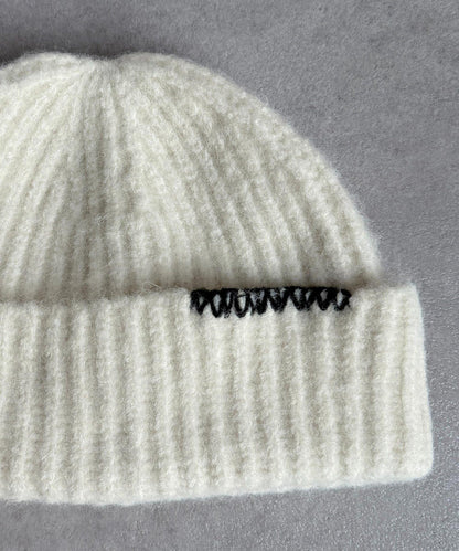 拼色縫線針織帽