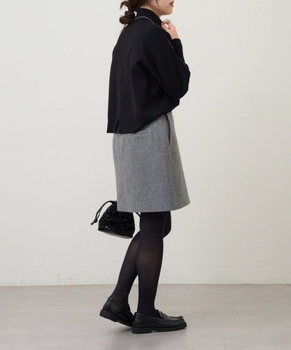 全針高領針織衫