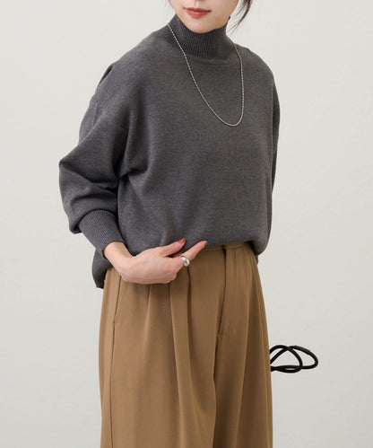 全針高領針織衫