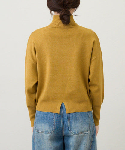 全針高領針織衫