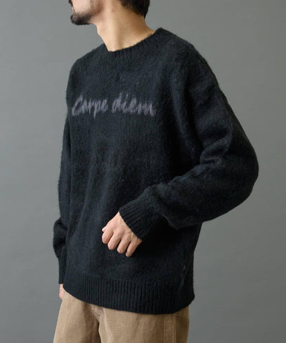 【復刻】仿馬海毛手寫風針織衫