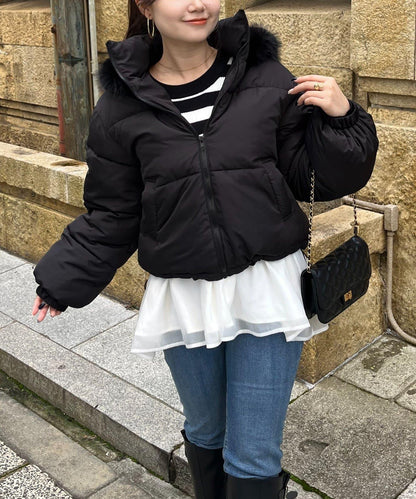 加厚仿毛皮中棉夾克