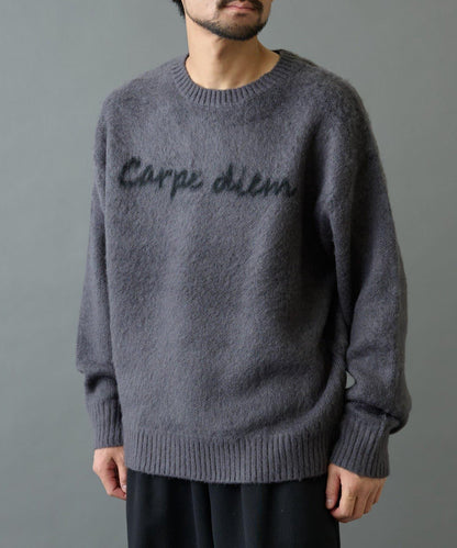 【復刻】仿馬海毛手寫風針織衫