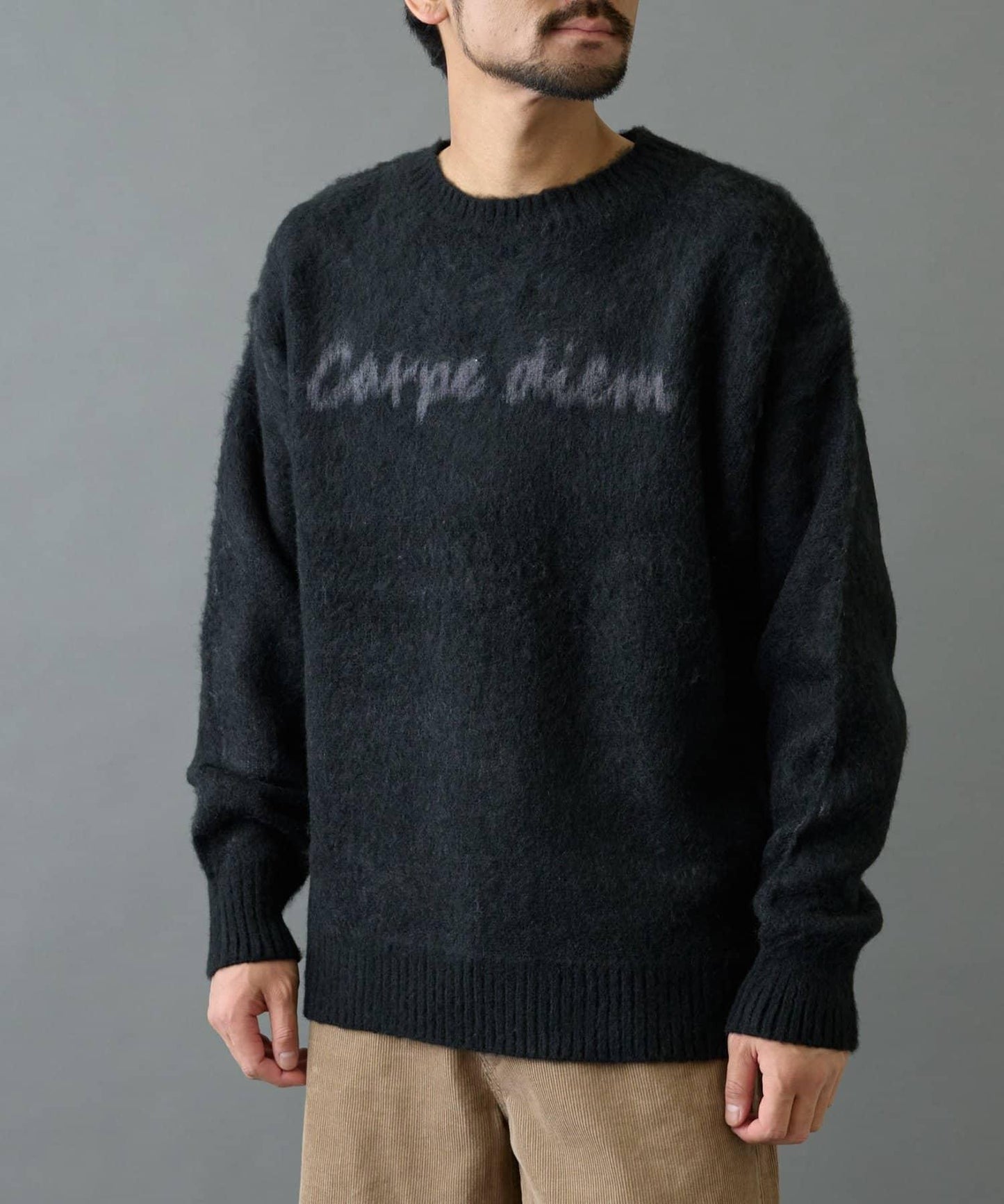 【復刻】仿馬海毛手寫風針織衫