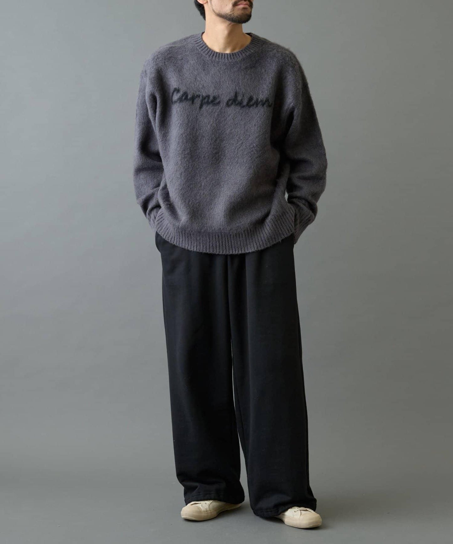 【復刻】仿馬海毛手寫風針織衫