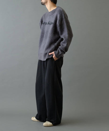 【復刻】仿馬海毛手寫風針織衫