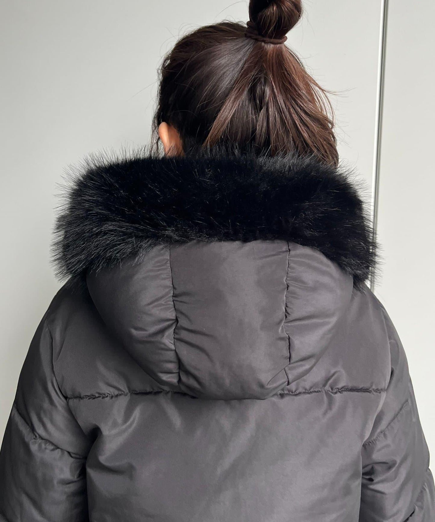 加厚仿毛皮中棉夾克