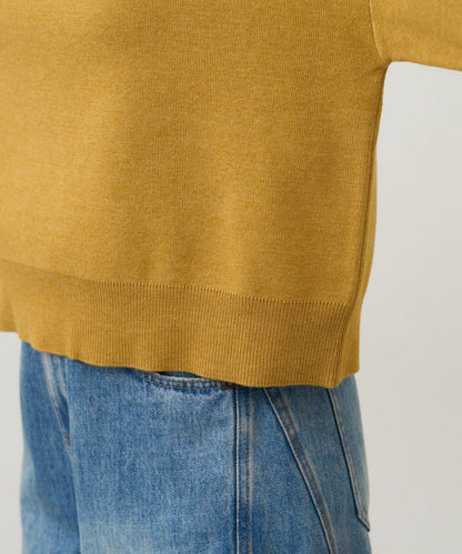 全針高領針織衫