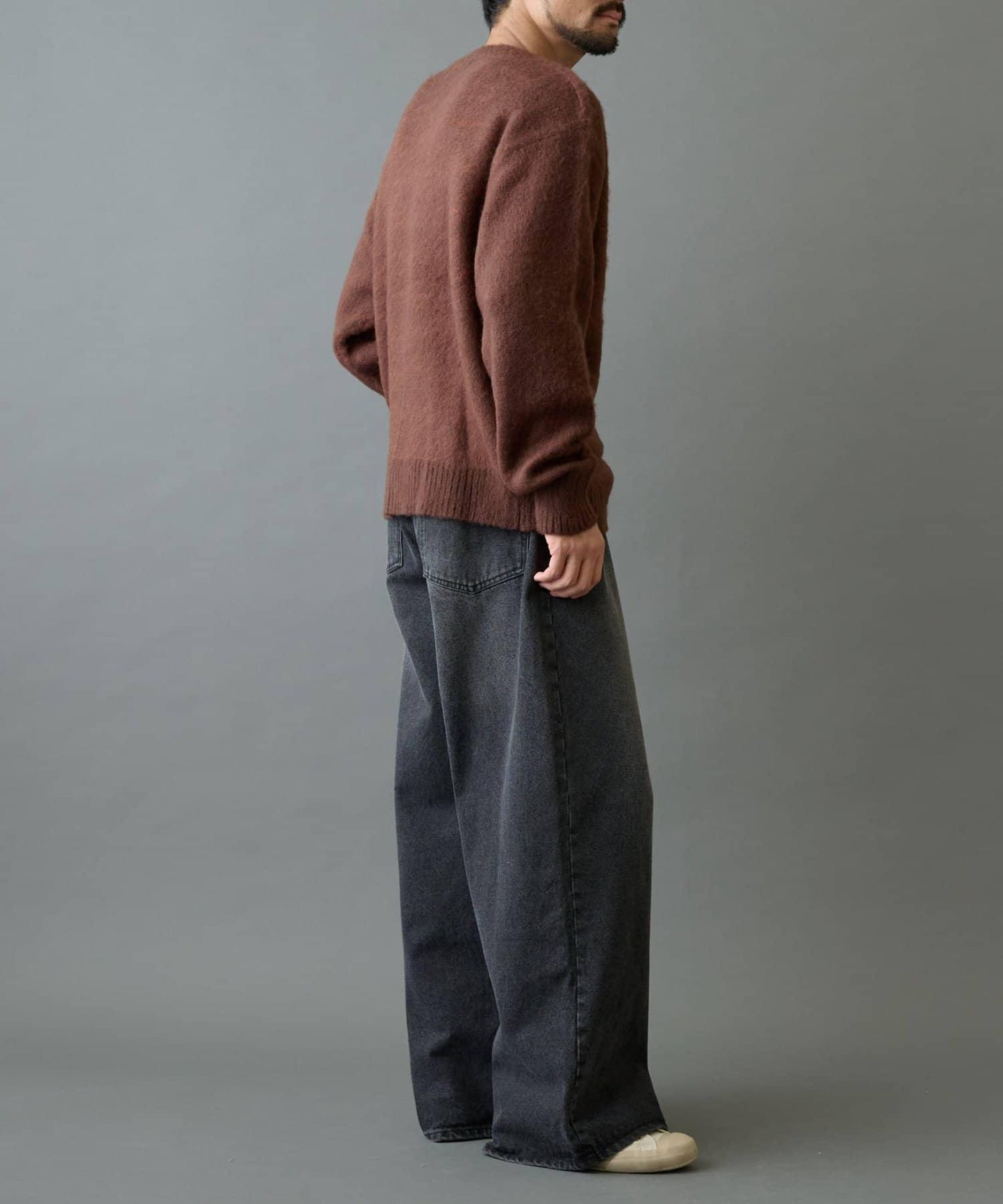 【復刻】仿馬海毛手寫風針織衫