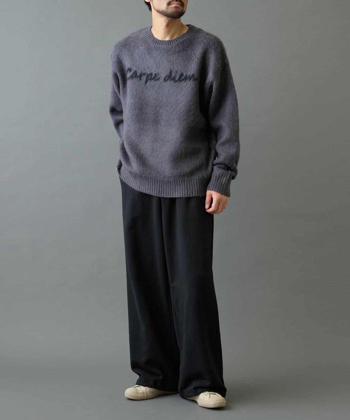 【復刻】仿馬海毛手寫風針織衫