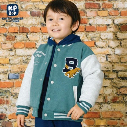 KPBOY 恐龍貼布棒球夾克（90~130）