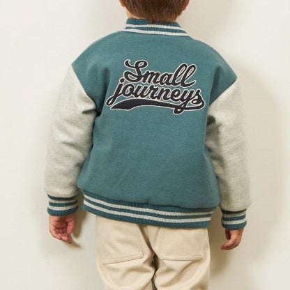 KPBOY 恐龍貼布棒球夾克（90~130）