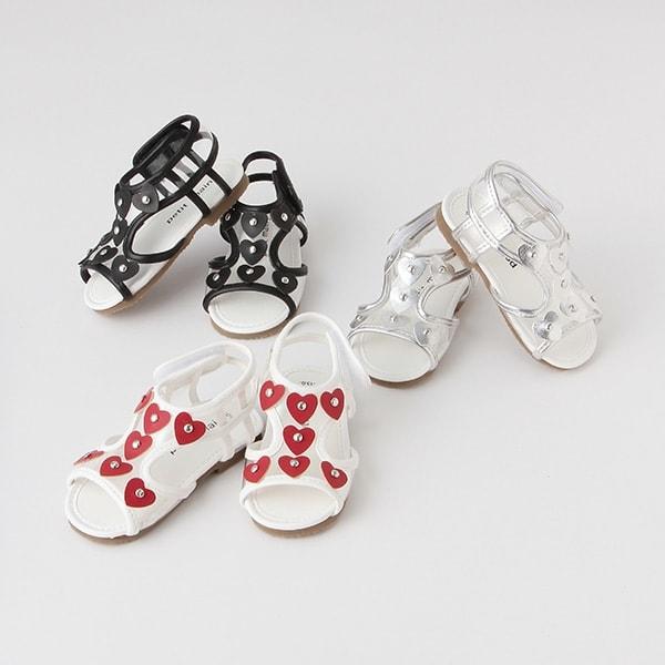 透明愛心涼鞋