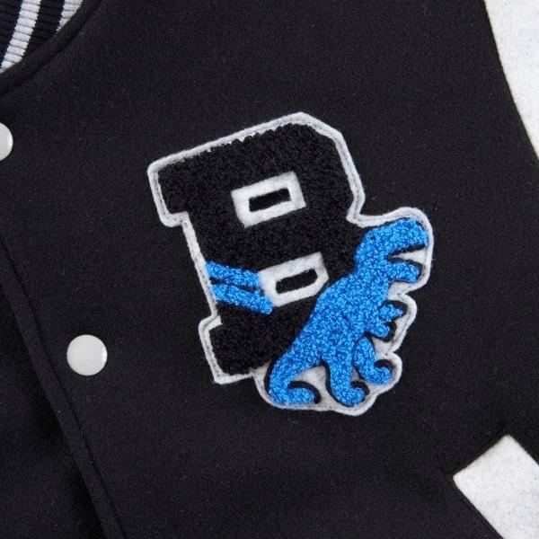 KPBOY 恐龍貼布棒球夾克（90~130）