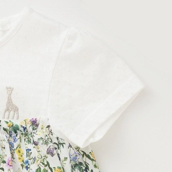 植物圖案長款上衣