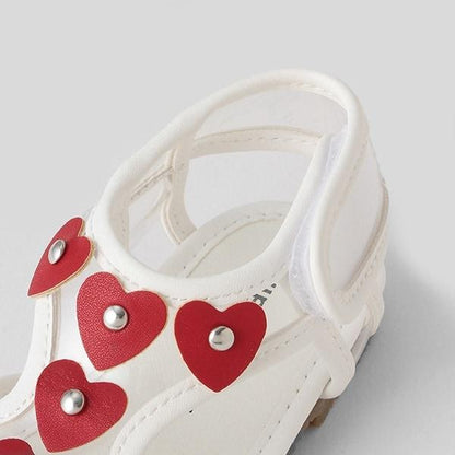 透明愛心涼鞋