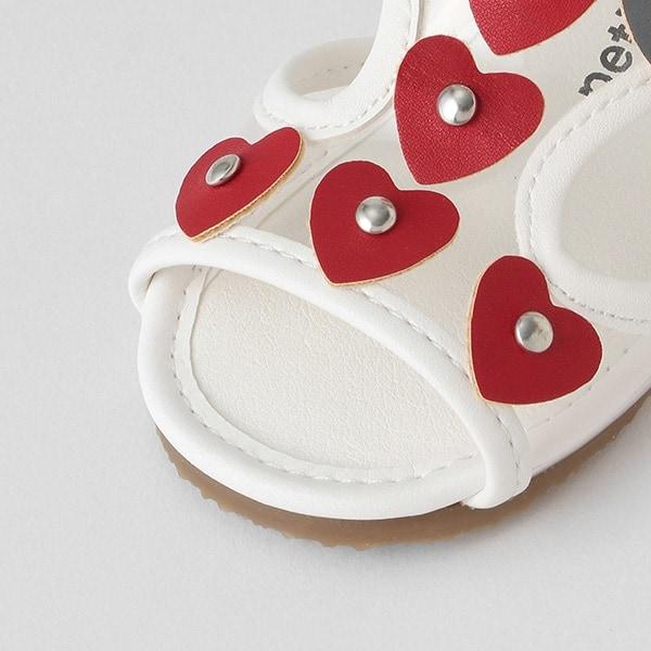 透明愛心涼鞋