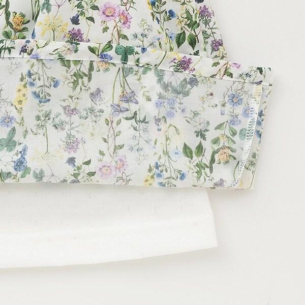 植物圖案長款上衣