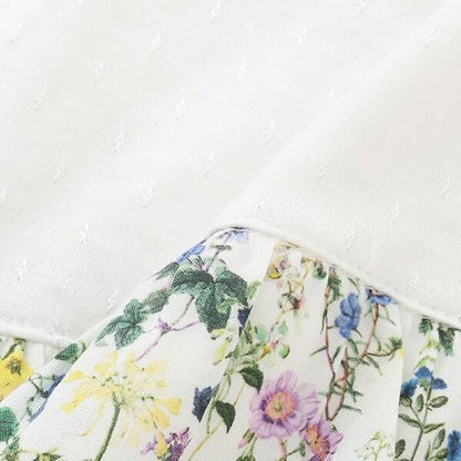 植物圖案長款上衣