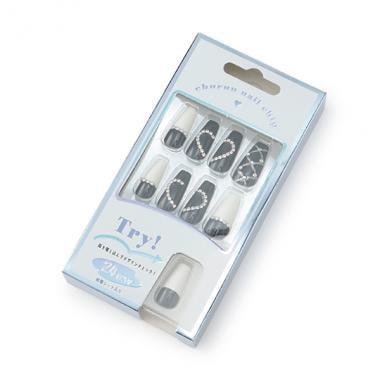 方形長款美甲貼