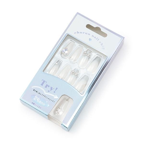 方形長款美甲貼